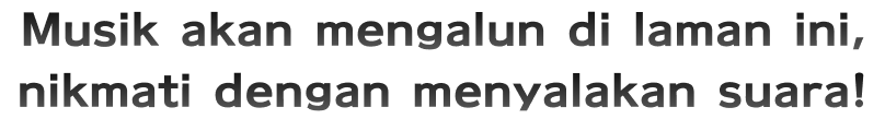 Musik akan mengalun di laman ini, nikmati dengan menyalakan suara!