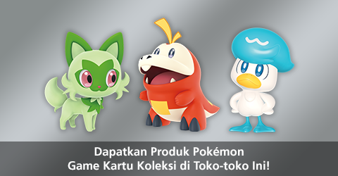 Dapatkan Pokémon Game Kartu Koleksi di toko-toko ini!