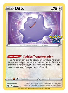 This might be my favorite Ditto card of all time : r/PokemonTCG