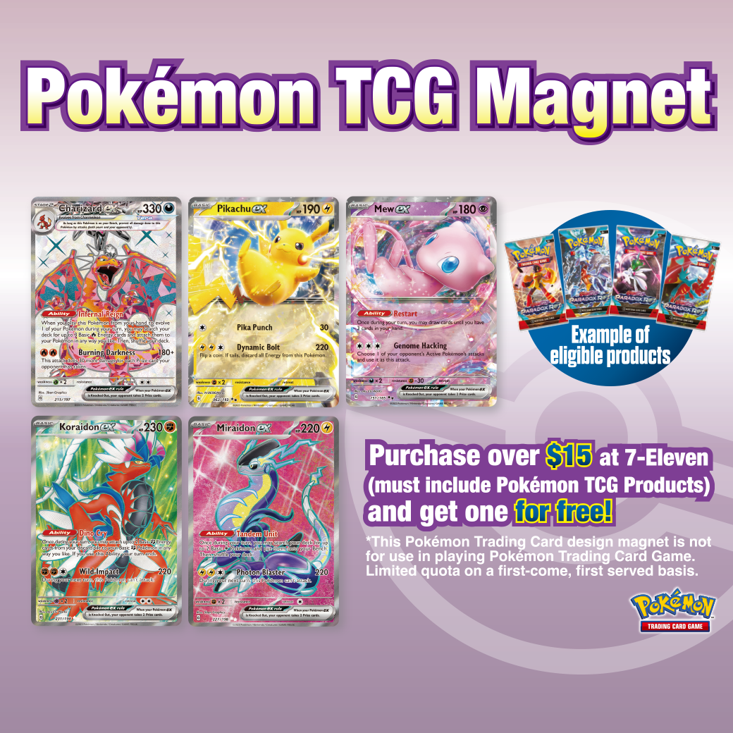 Pokemon TCG Types Magnet Set 