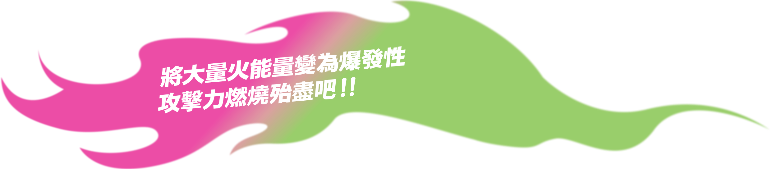 將大量火能量變為爆發性攻擊力燃燒殆盡吧！！